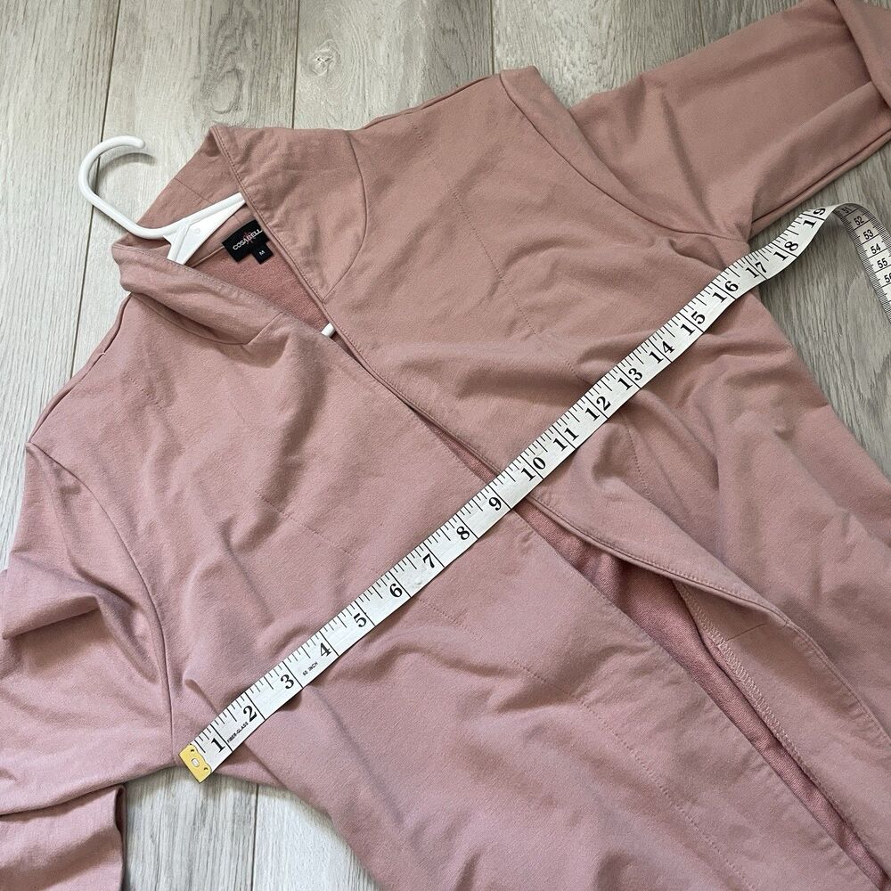 Cosabella Long Robe pima cotton blend womens Pink medium loungewear comfy winter - Picture 3 of 6